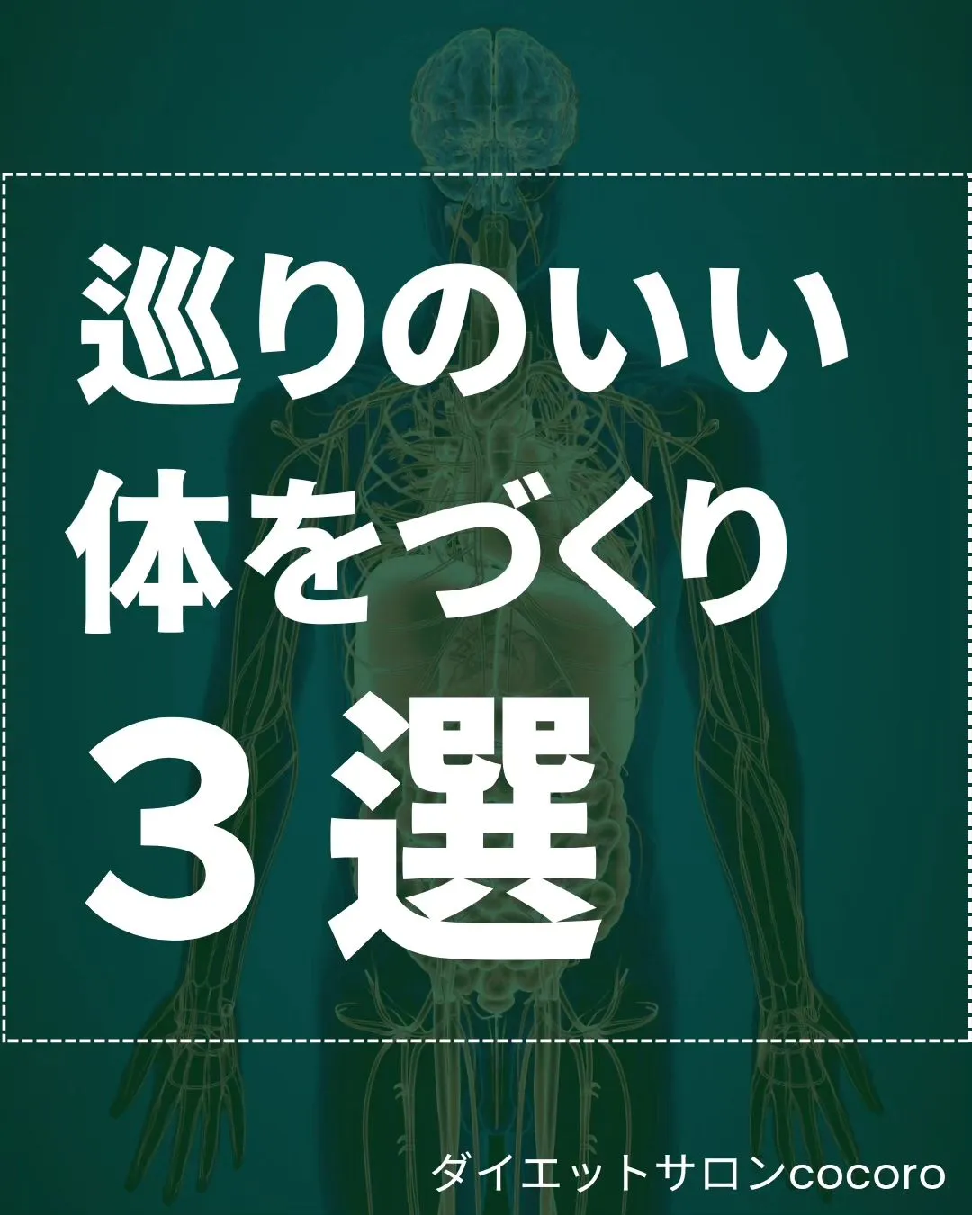 【巡りのいい体づくり３選】